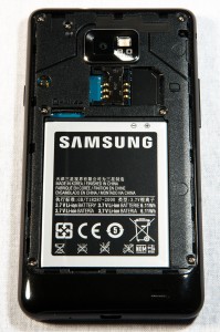 Samsung Galaxy S 2 Kamera und Akku