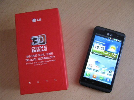 LG Optimus 3D inkl. Verpackung