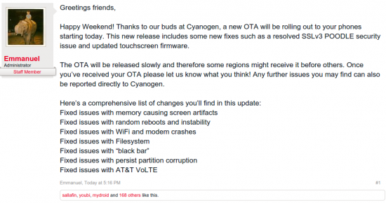 Änderungen in Update 44S für das OPO