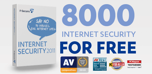 F-Secure Internet Security 2011 free