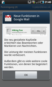 Google Mail für Android