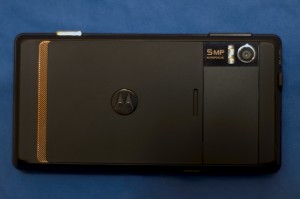 Motorola Milestone Rückseite