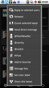 Twicca Android Twitter Client