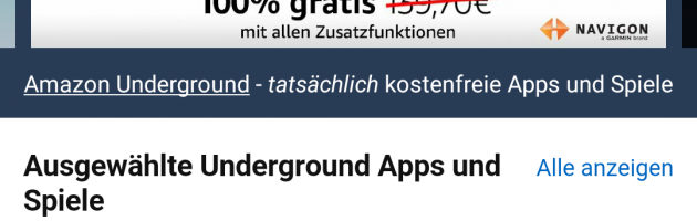Navigon Europe kostenfrei bei Amazon Underground