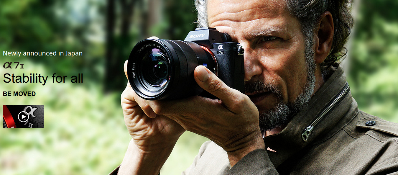 Sony A7II mit 5-Achsen Bildstabilisator in Japan vorgestellt Sony A7II (Bild: sony.net)