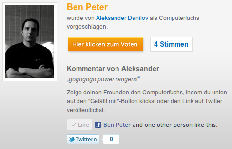 Dell sucht den Computerfuchs - FB Aktion