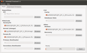 heimdall2 Heimdall Ubuntu Beispiel: Firmware JPX
