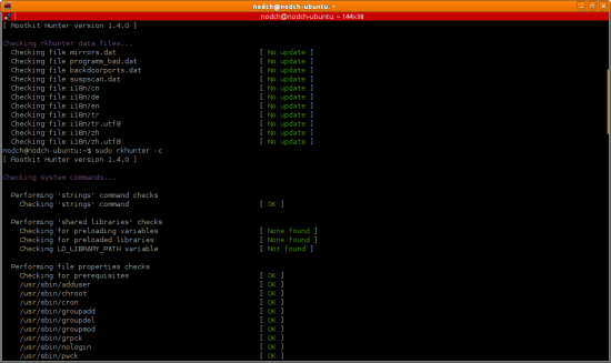 Rootkit Hunter für Ubuntu