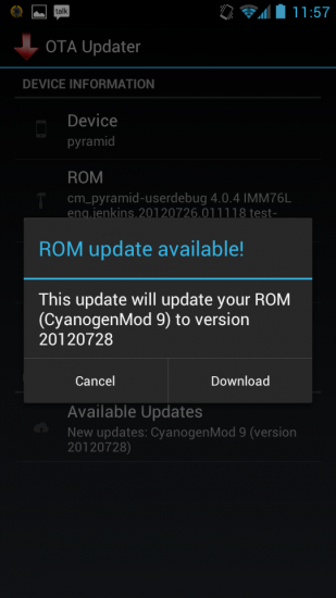 OTA Update Center OTA Update Center