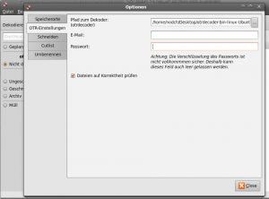 OTR-Verwaltung für Ubuntu OTR-Verwaltung für Ubuntu