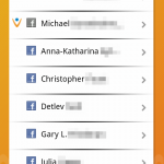 vonagecontact Vonage Kontaktansicht